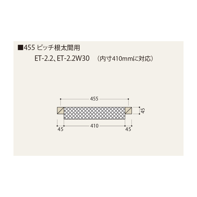 フクフォームEco 根太組工法 尺モジュール 3寸 455根太間用 ET22W30【ケース販売】8枚 断熱材 フクビ