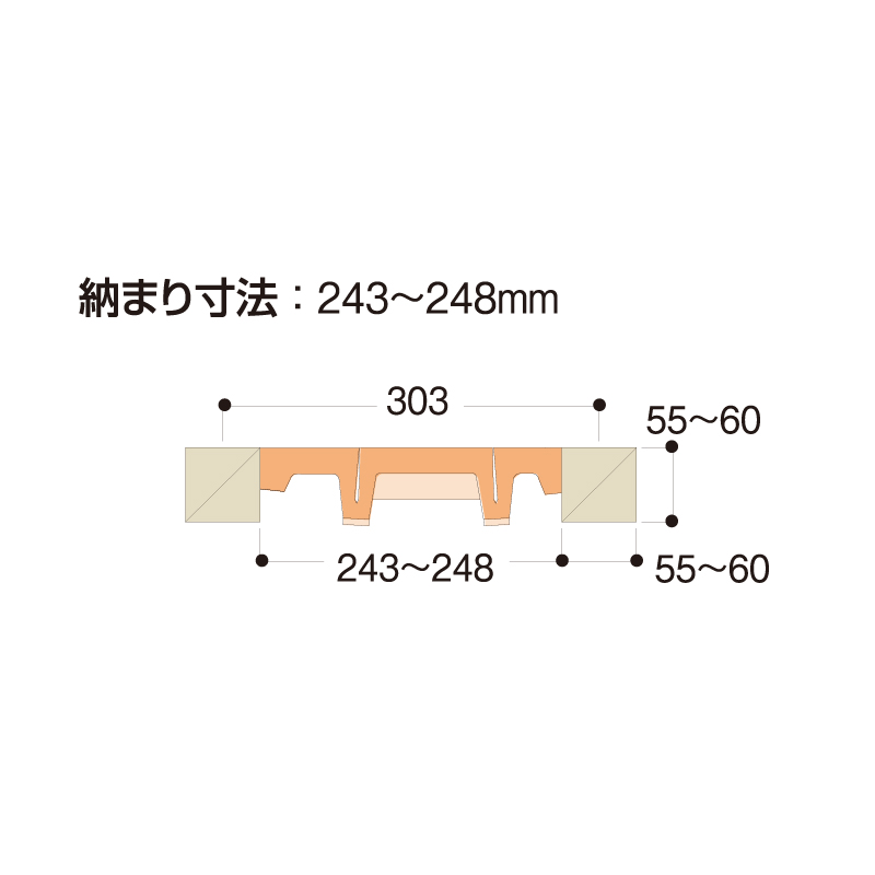 フクフォーム 大引根太工法 665型 FF665【ケース販売】24枚 断熱材 ポリスチレン フクビ