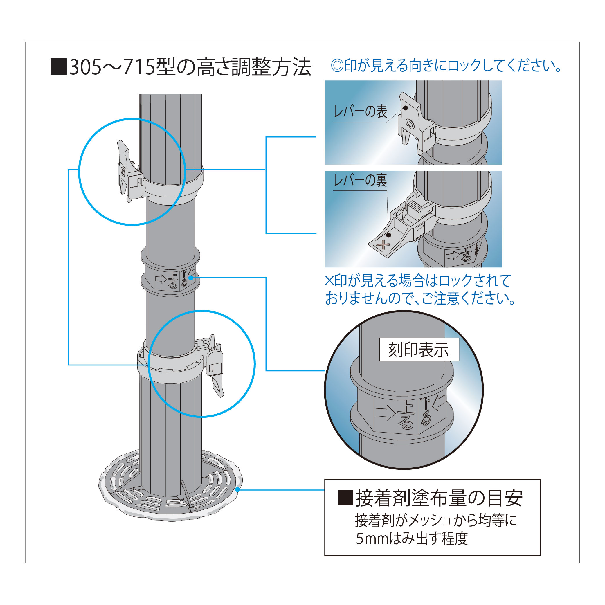 マルチポスト 305型 MPST305【ケース販売】30個入 フクビ化学工業 FUKUVI