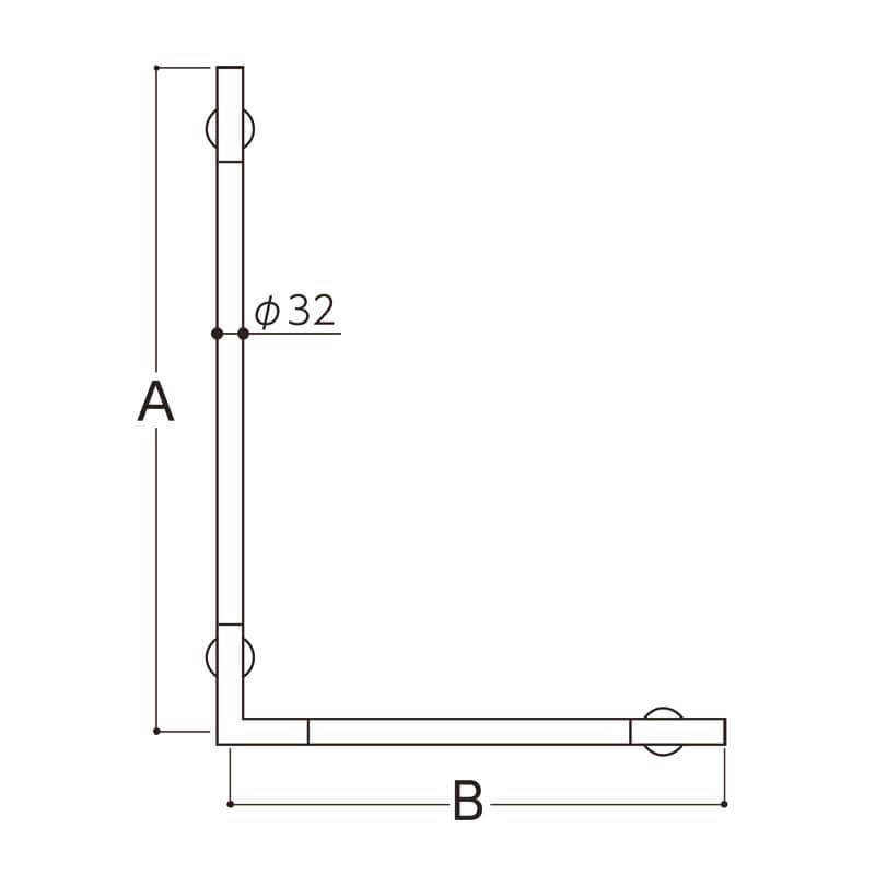 A:800ｍｍ・Ｂ:600ｍｍ