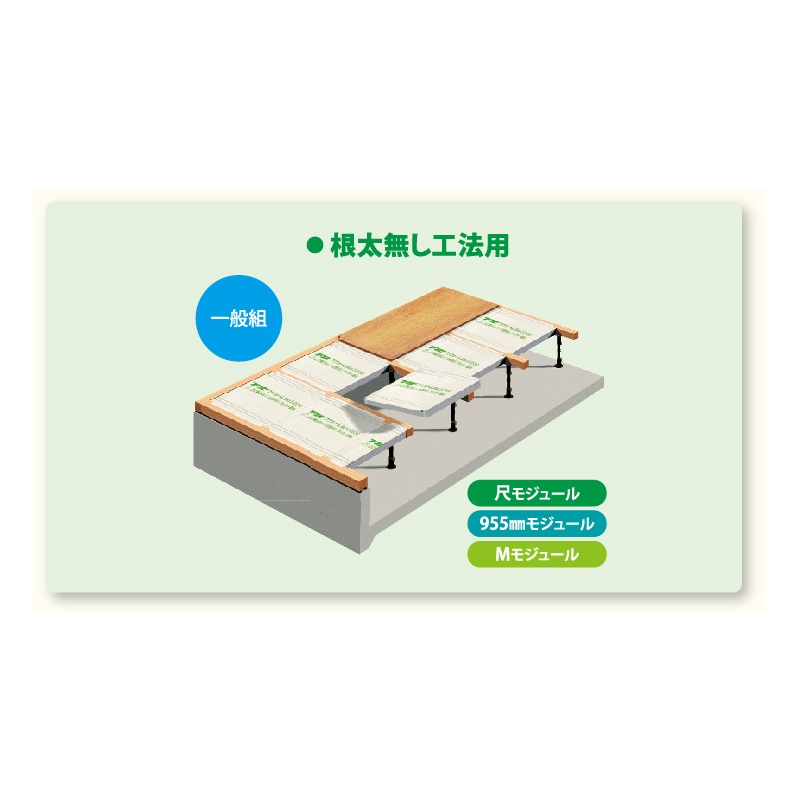 フクフォームEco 根太無工法 Mモジュール 一般組 3寸大引間用 E2230M【ケース販売】4枚 断熱材 フクビ