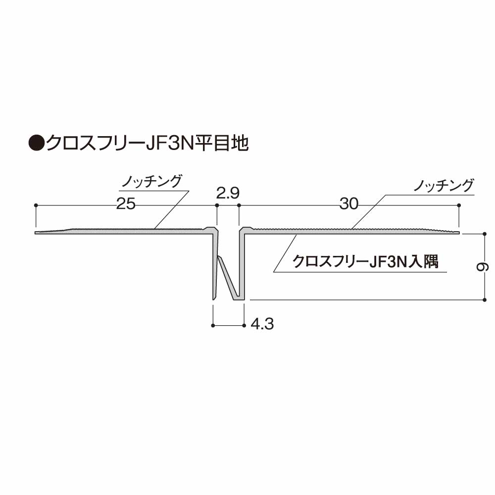 クロスフリーJF3N 平目地 JF3R【ケース販売】50セット入 フクビ化学工業