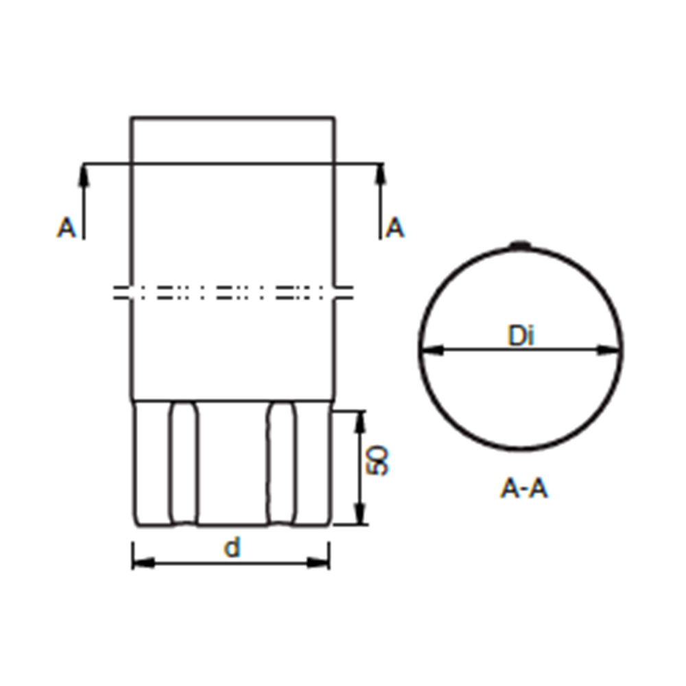Di=75,d=73