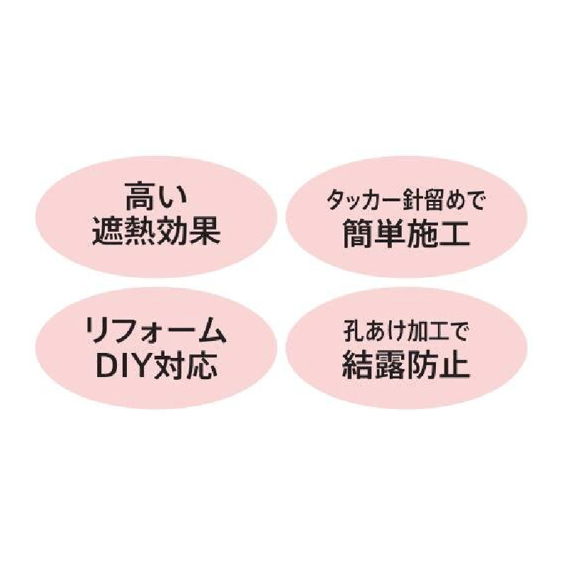 遮熱エース 4mm×910mm×50m【購入数：１～９本】屋根 天井断熱用 リフォーム シャネツエース 101056 旭ファイバー