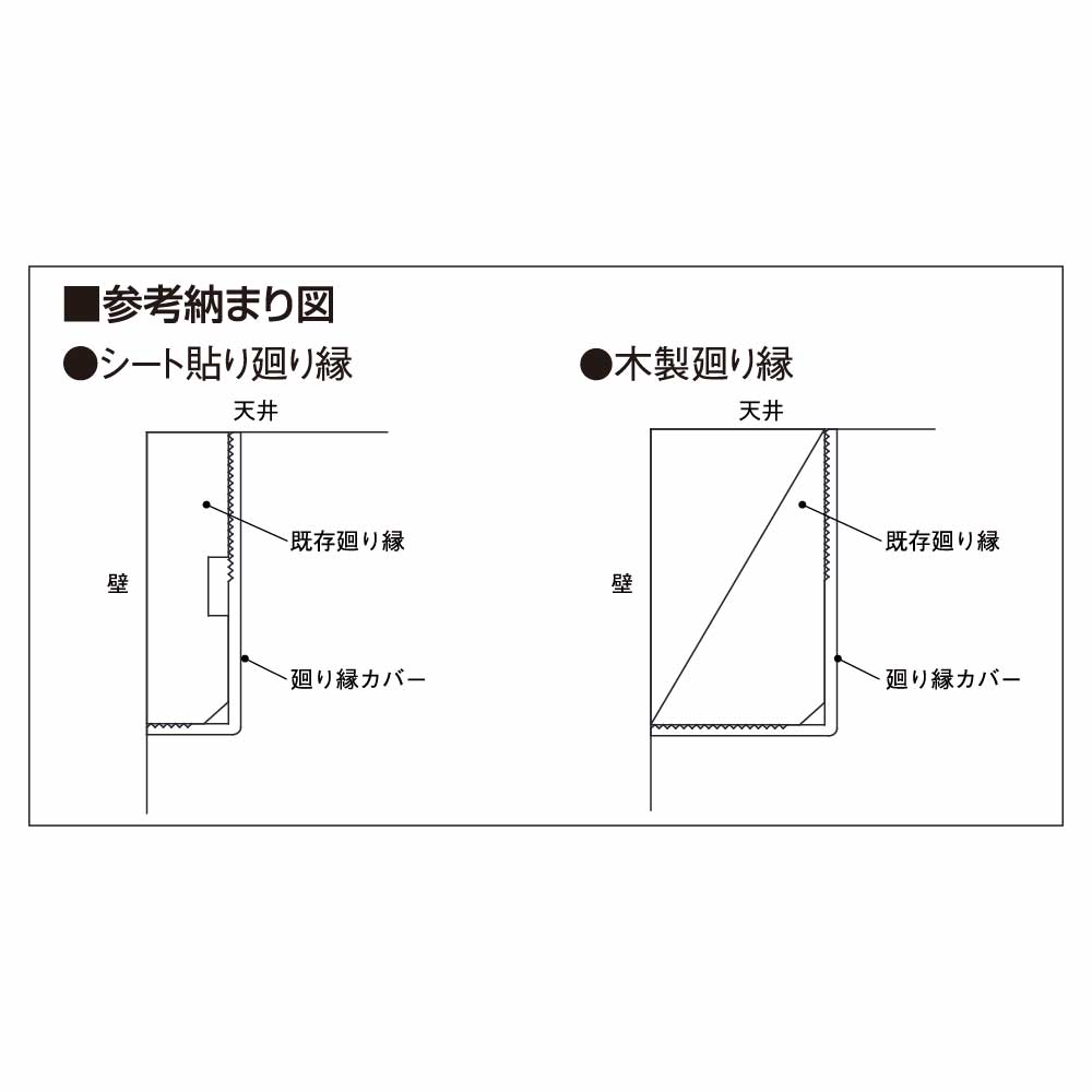 廻り縁カバー ウッドベージュ MWC2WBG【ケース販売】30本入 リフォームカバー工法 フクビ化学工業