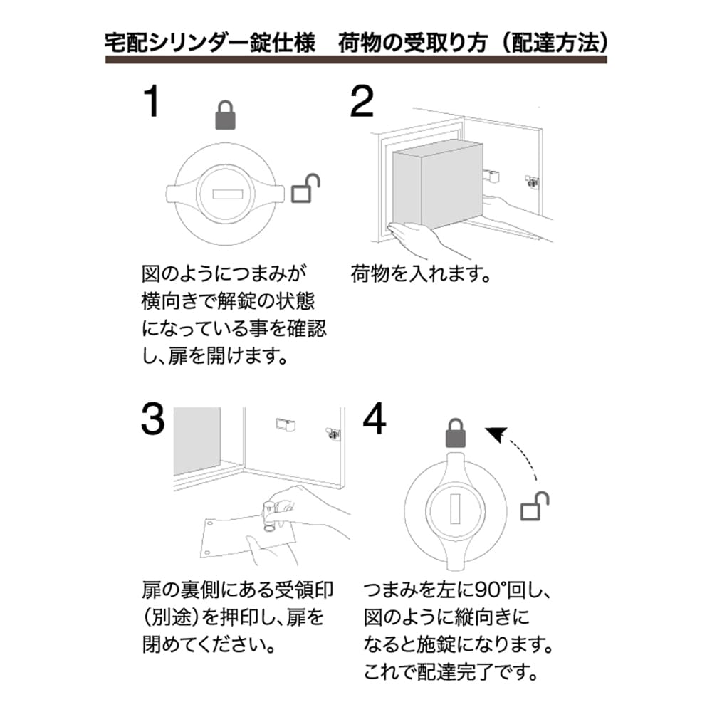 宅配ボックス 3333V2L 左開き(L) ステングレー(SG) 前入前出 シリンダー錠 3333V2L-SG-SL コーワソニア