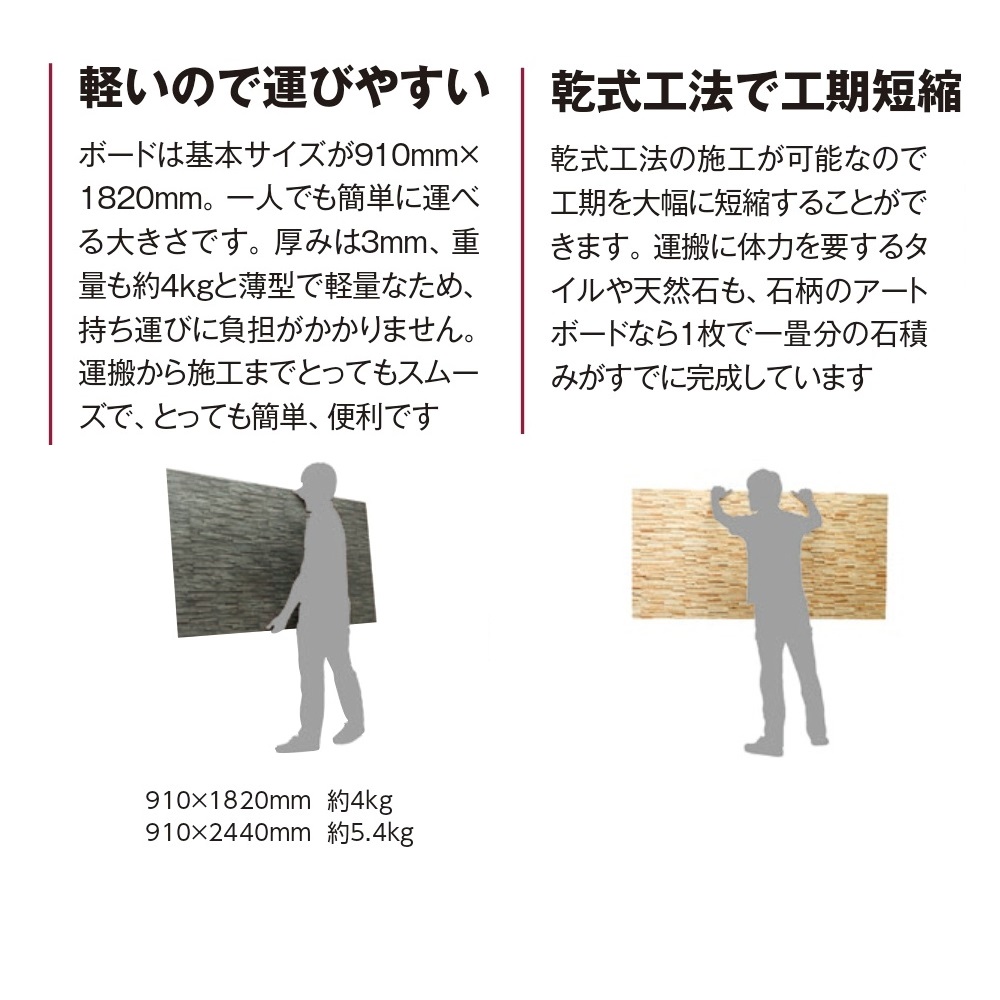 エバーアートボード 910×2440×3mm 木柄 ナチュラルウッド 00116461 タカショー（法人限定）
