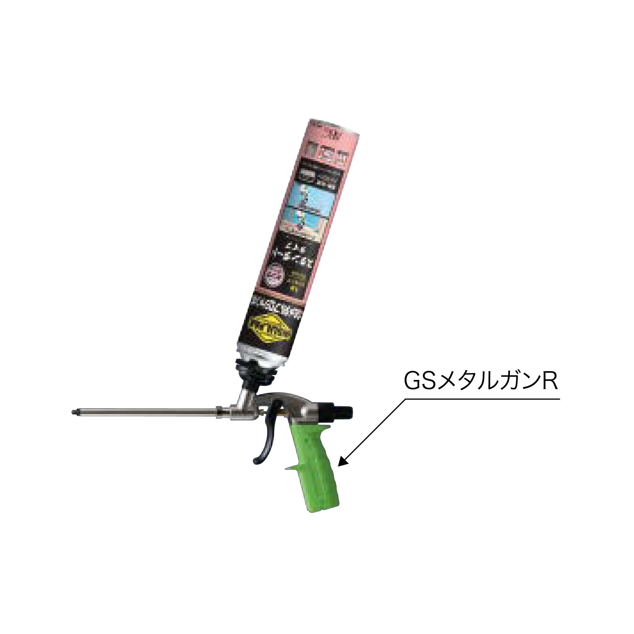 インサルパック GSメタルプロジャンボ 1液 ガン GSMPJP【ケース販売】12本入 隙間 充てん 発泡ウレタン ABC
