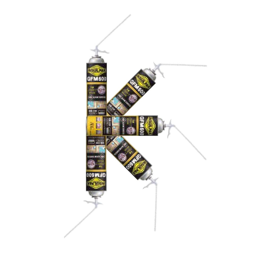 インサルパック GFM600 1液 ノズル GFM600P【ケース販売】12本入 隙間 充てん 発泡ウレタン ABC