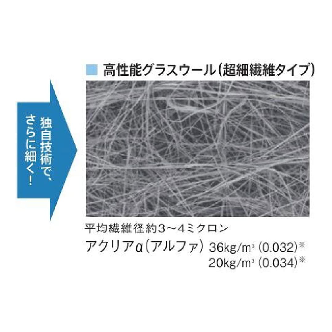 断熱材 アクリアαR71 250×455×1370mm【ケース販売】5枚【購入数：10セット以上】ACMアルファ 00610033 旭ファイバー