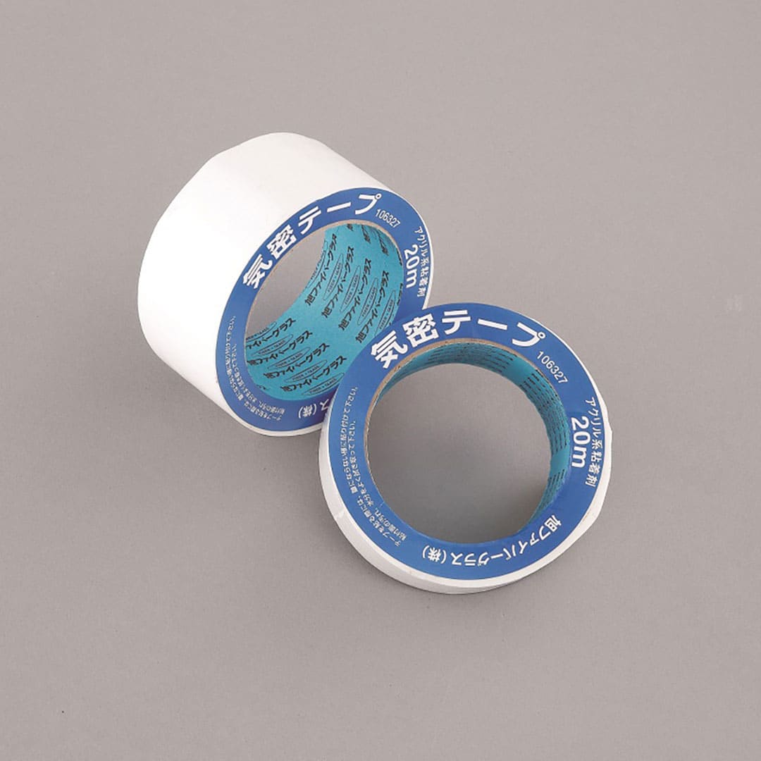 気密テープ 50mm×20ｍ【ケース販売】30本【購入数：１～９セット】断熱材 補助剤 アクリルテープ 106327 旭ファイバー
