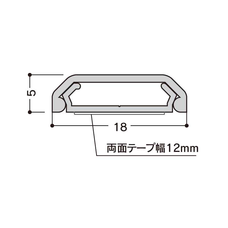 フラット見切 3000mm FRM3V 【ケース販売】30セット 縁切り部材 フクビ