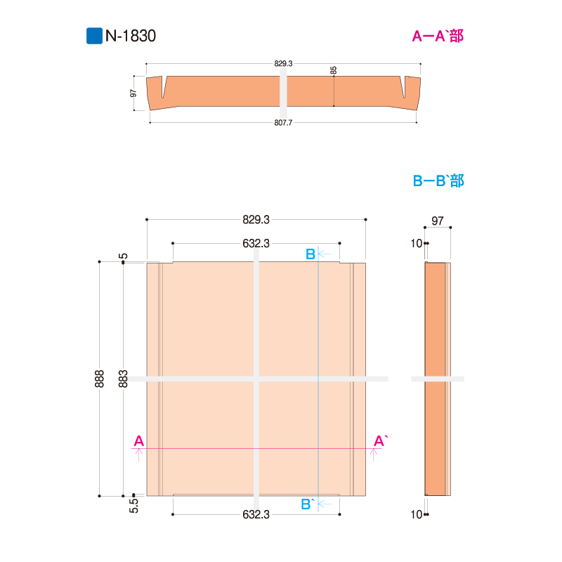 フクフォームN 根太無工法 3寸大引間用 N-1830型 FFN1830【ケース販売】4枚 断熱材 ポリスチレン フクビ