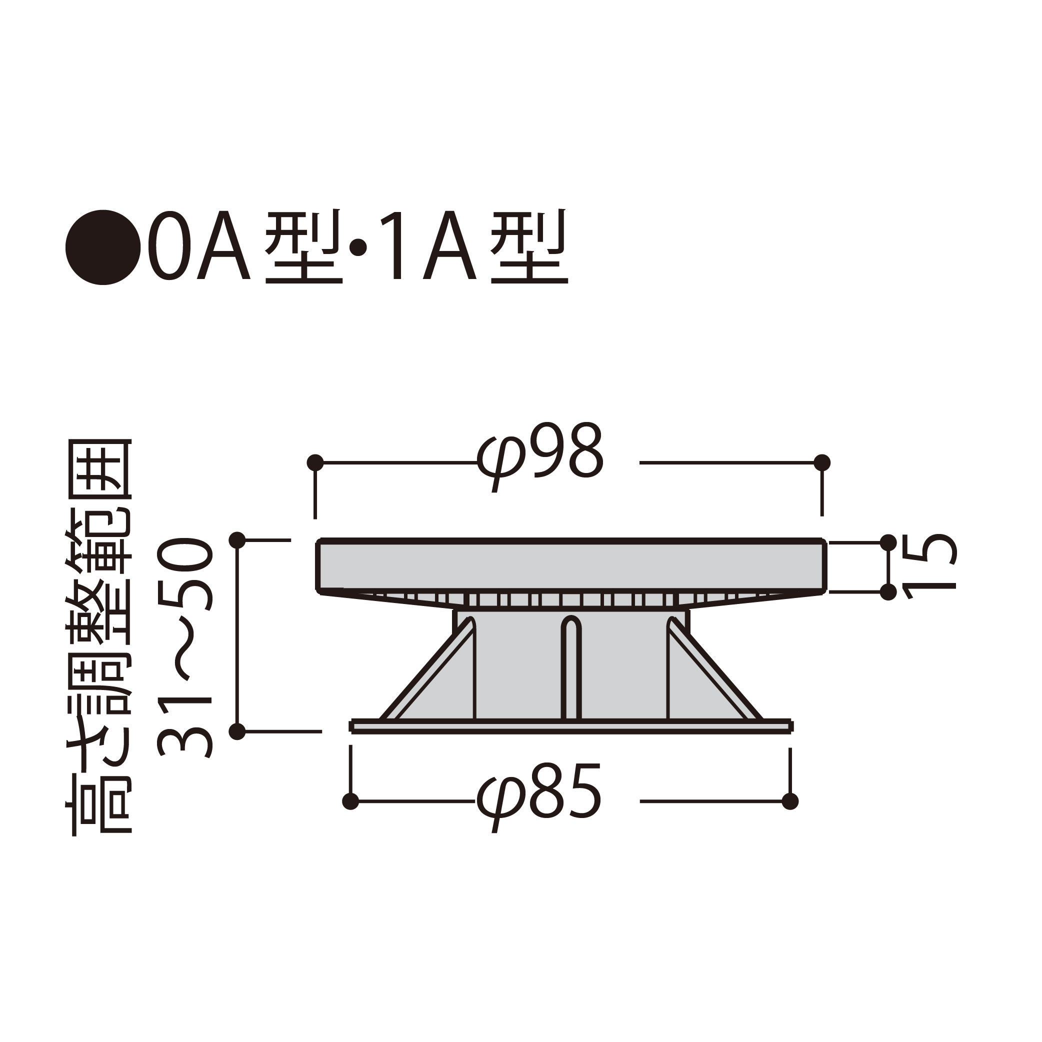 マルチポスト 0A型 MPST0A【ケース販売】200個入 フクビ化学工業 FUKUVI