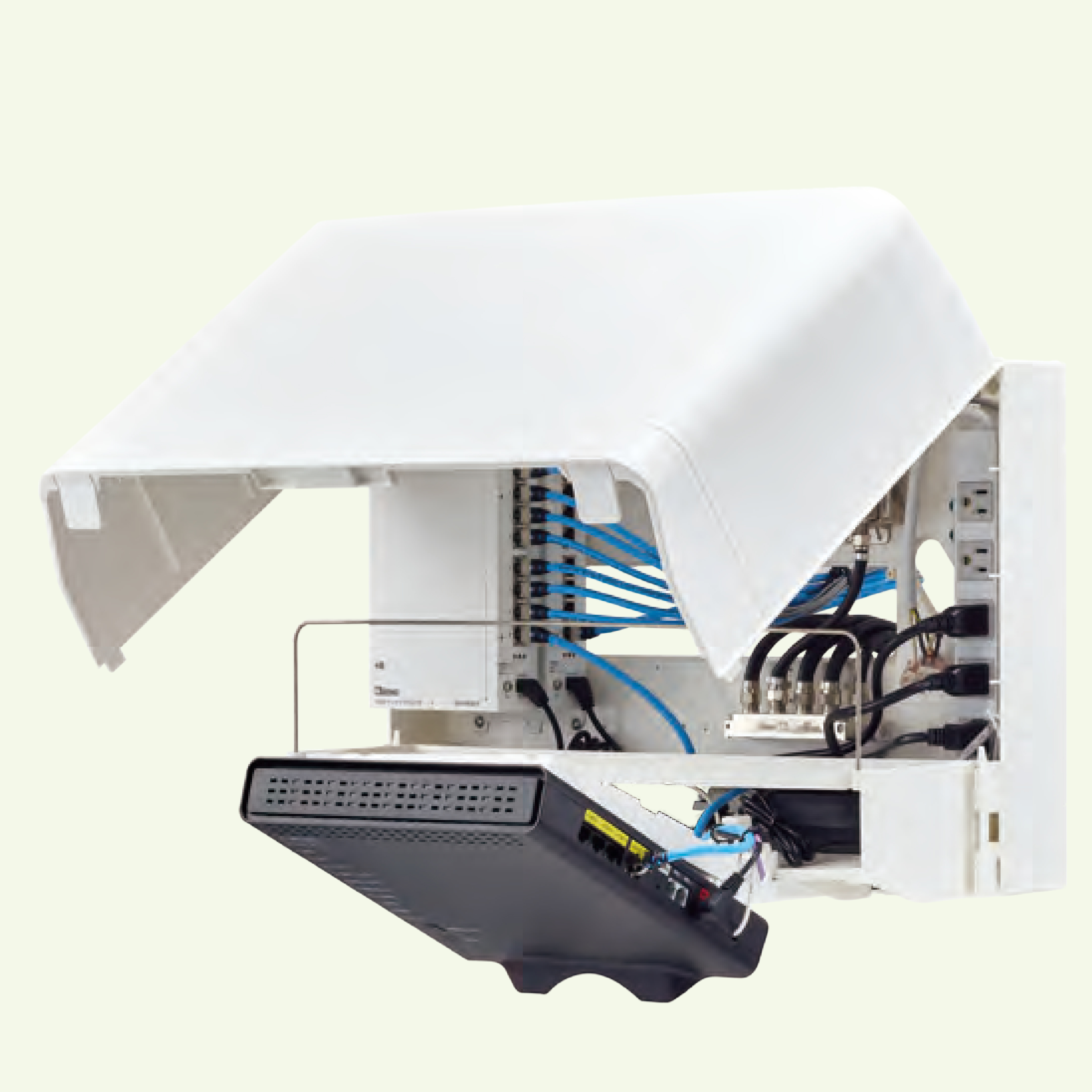 情報盤 10ギガ TEL TV 情報分電盤 ATX-4X88M-00 基地局BOX 情報配線 アバニアクト Abaniact 因幡電機