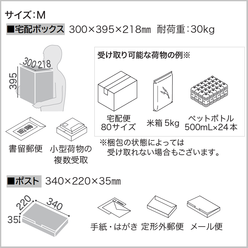 ナスタ Nasta Box+POST 宅配ボックス M本体 TL06L-P315-L ナスタボックス プラスポスト 左勝手(L)/前入前出 ライトグレー