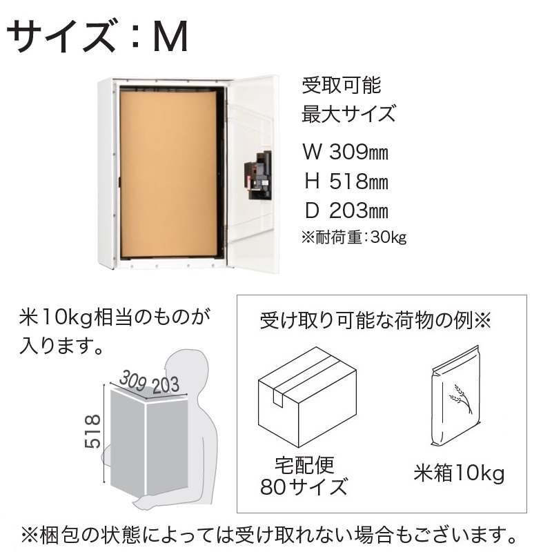 ナスタ Nasta Box LIGHT 宅配ボックス M本体 KS-TL05RAC-P295-BK ナスタボックス ライト シリンダー錠 ブラック(BK)