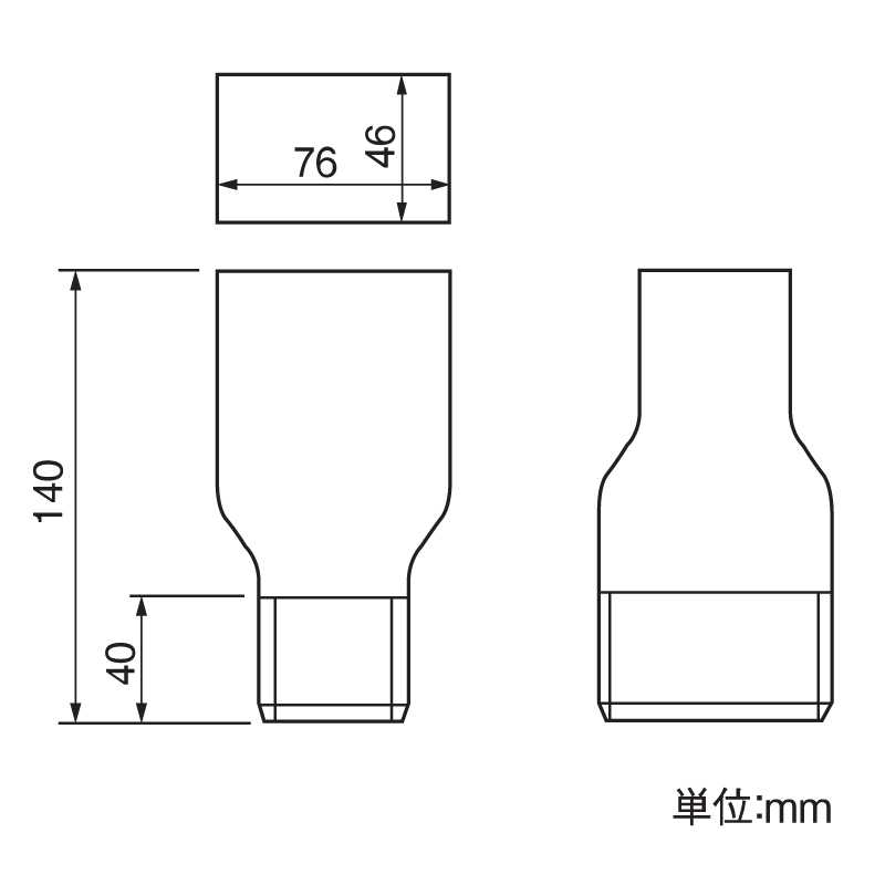 【送料無料】角たて横継手 ブラック タニタ 雨どい GGF-31256 【条件：メーカー合計2万円以上/回】