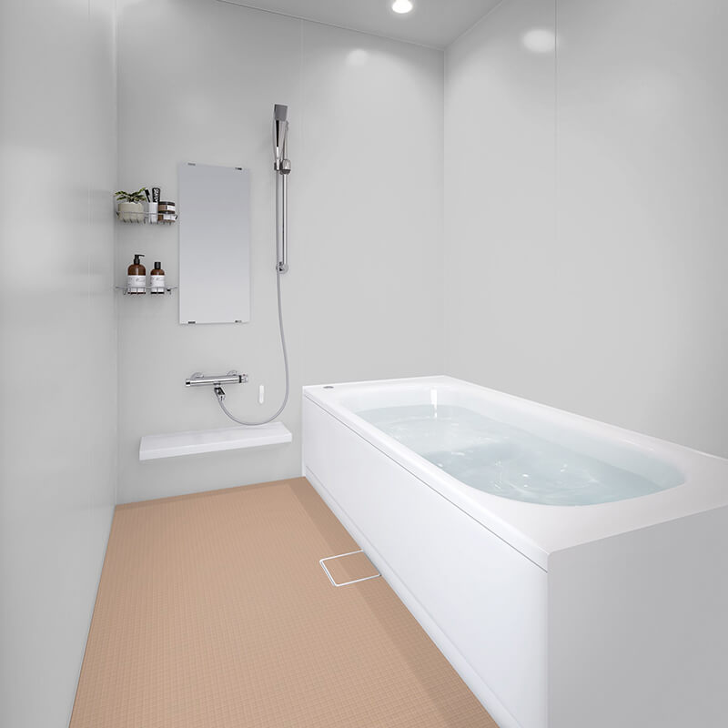 バスナフローレ ピンク BNF1102 浴室用ビニル床シート 簡単リフォーム 東リ（法人限定）
