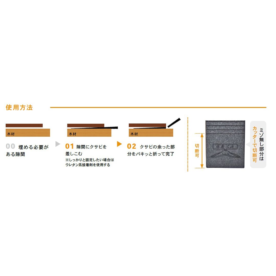 調整クサビ 14 10号 P-TKX014-QX【小箱：100本入】ダンドリビス
