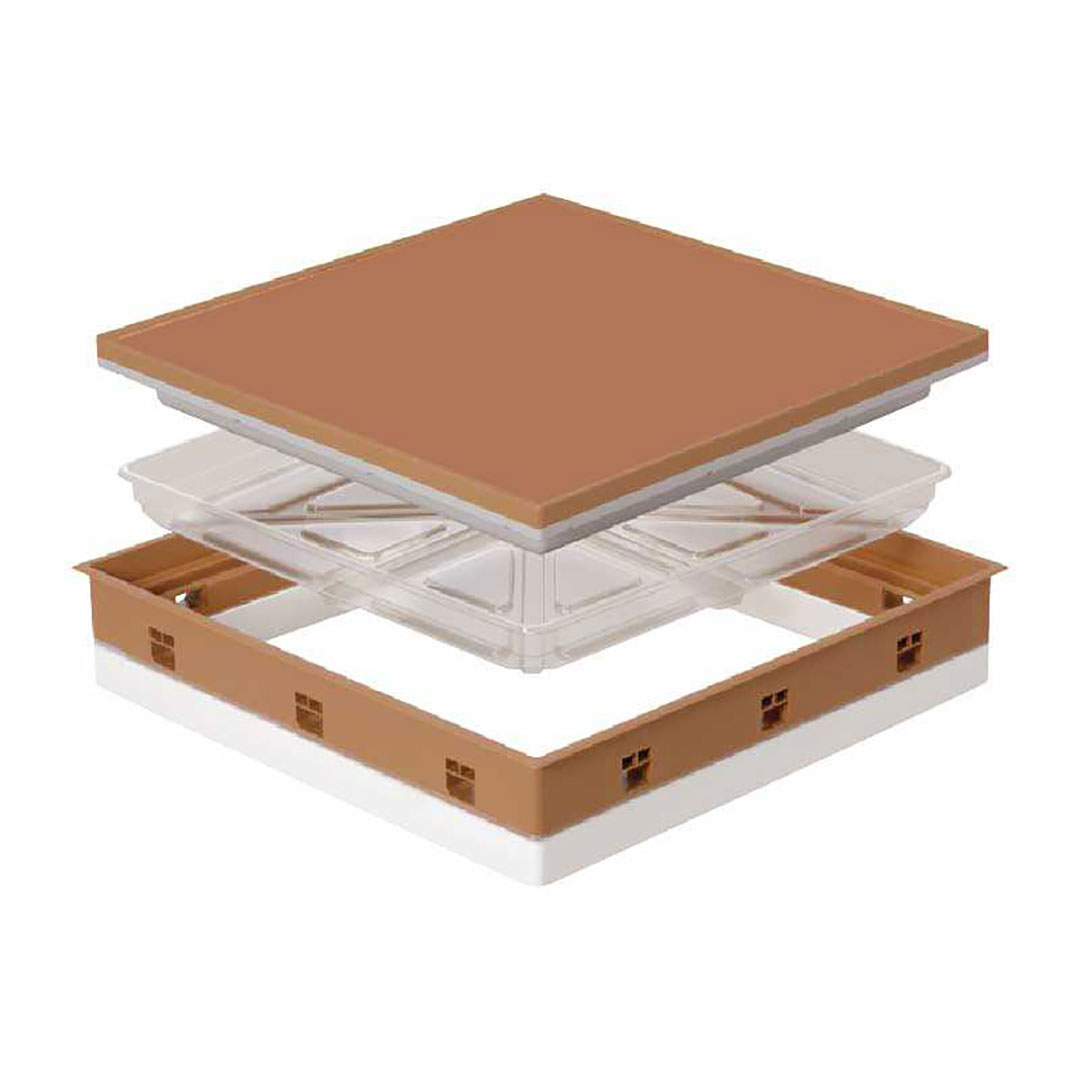 高気密型床下点検口 断熱型(450×600)SPF-R45S-UA1-DB ダークブラウン 城東テクノ 点検口(法人限定)