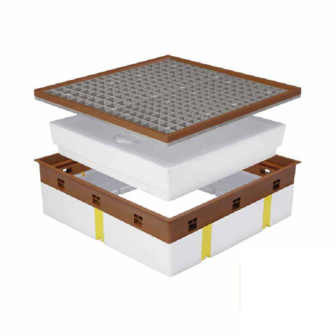 高気密型床下点検口 高断熱型(450×600)SPF-R45F12-BC2-DB ダークブラウン 城東テクノ 点検口(法人限定)