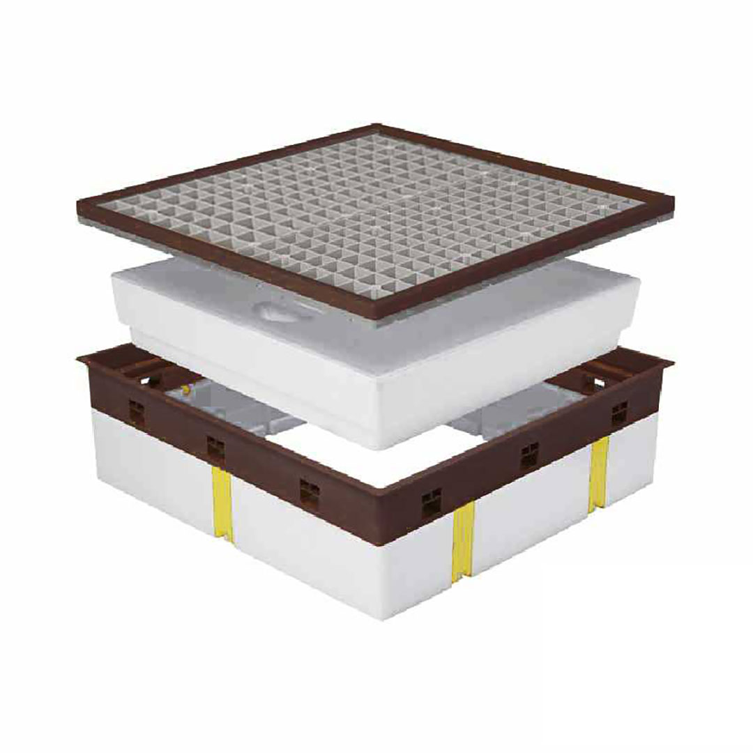 高気密型床下点検口 高断熱型(450×600)SPF-R45F12-BC2-BB ブラックブラウン 城東テクノ 点検口(法人限定)