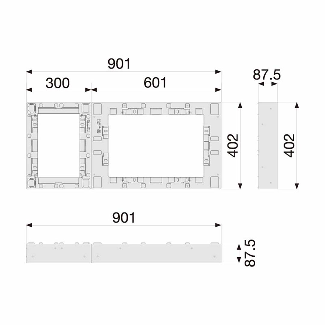 ハウスステップ アジャスター 1段 CUB-6040-H1（CUB-6040S・CUB-6040対応）城東テクノ（法人限定）