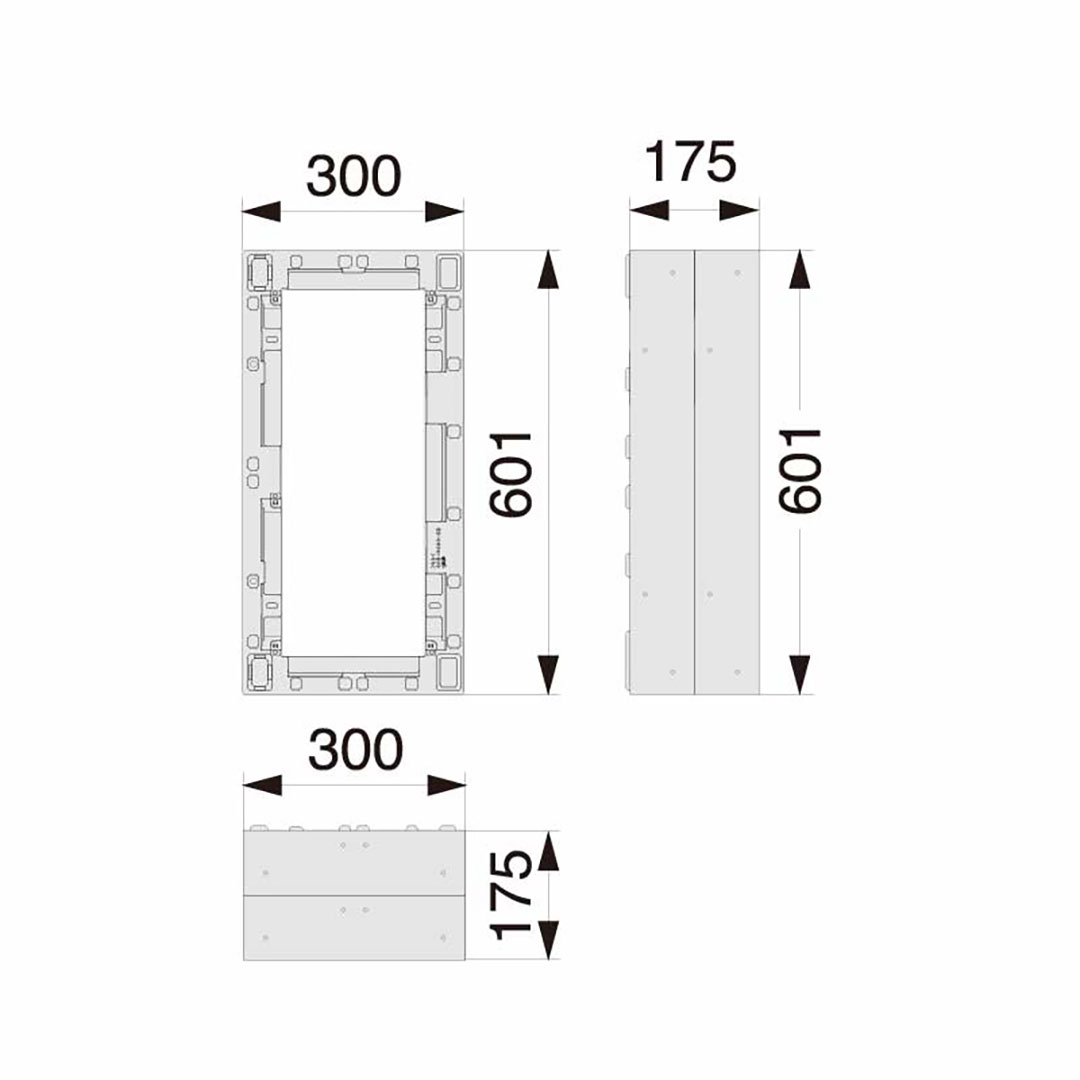 ハウスステップ 小ステップアジャスター 2段 BU-CUB-8060-HB2(BU-CUB-8060B対応)城東テクノ(法人限定)