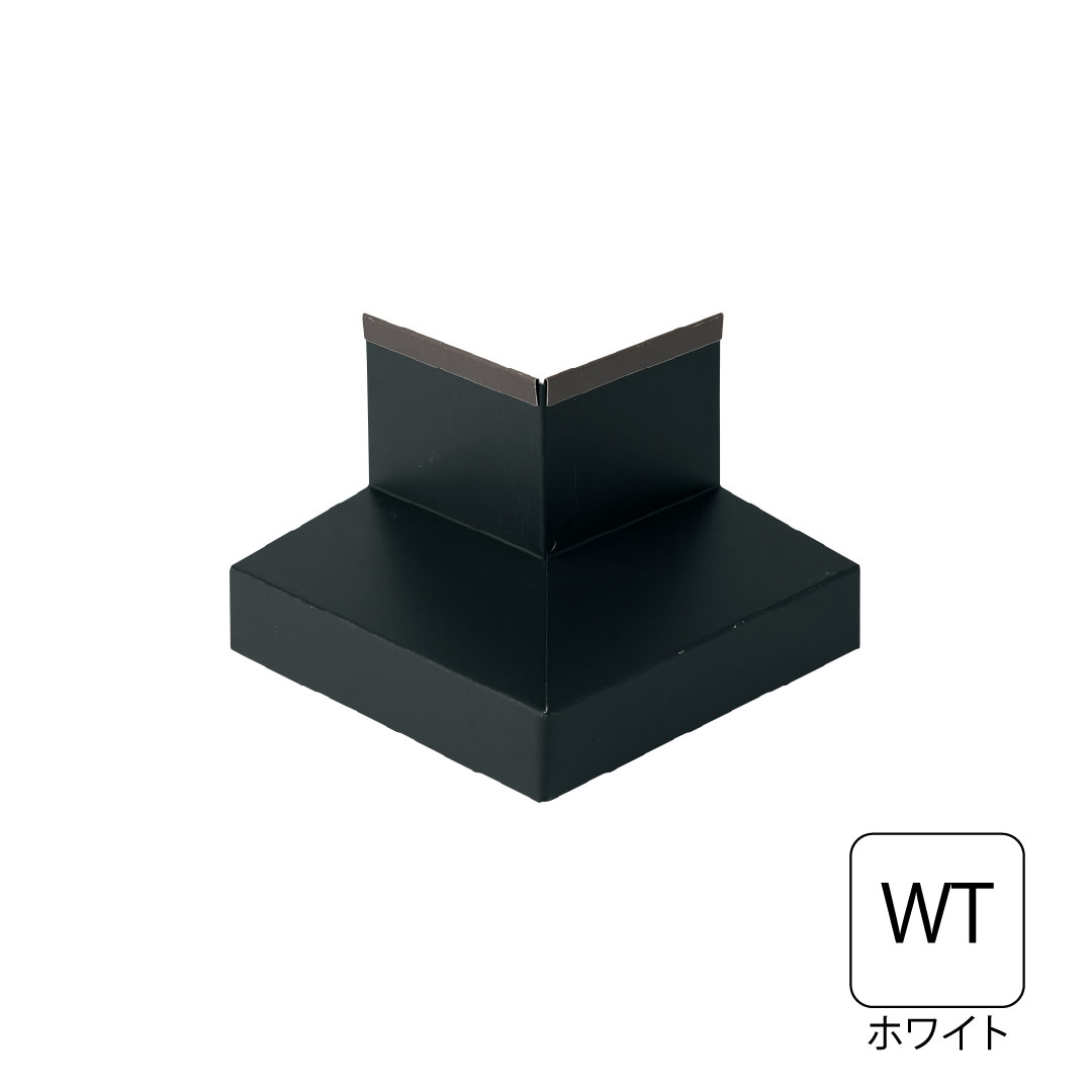 鋼板製WMスリムオーバーハング(穴なし・軒天材後張りタイプ)出隅 HF-S456022対応 ホワイト HF-S456022SD-WT 城東テクノ