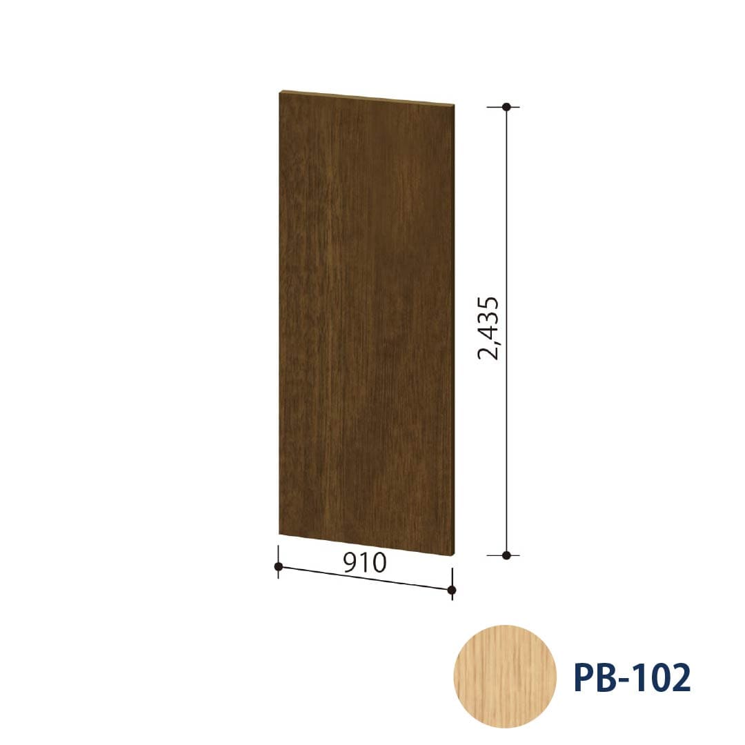 ピタバンSS 3×8 MDF コバ無 PB-102 3.0×910×2,435（mm）【ケース販売】2枚入 マグエックス magX