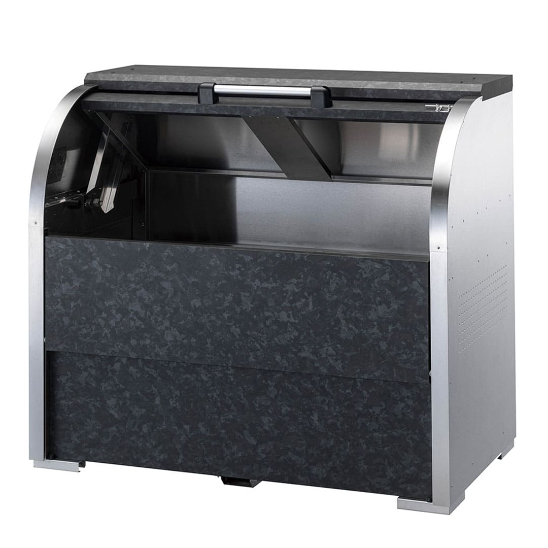 ダイケン クリーンストッカー CKS-1307-RS2 ステンレス製 リン酸処理柄 幅1300×奥行750 800L ゴミ収集庫