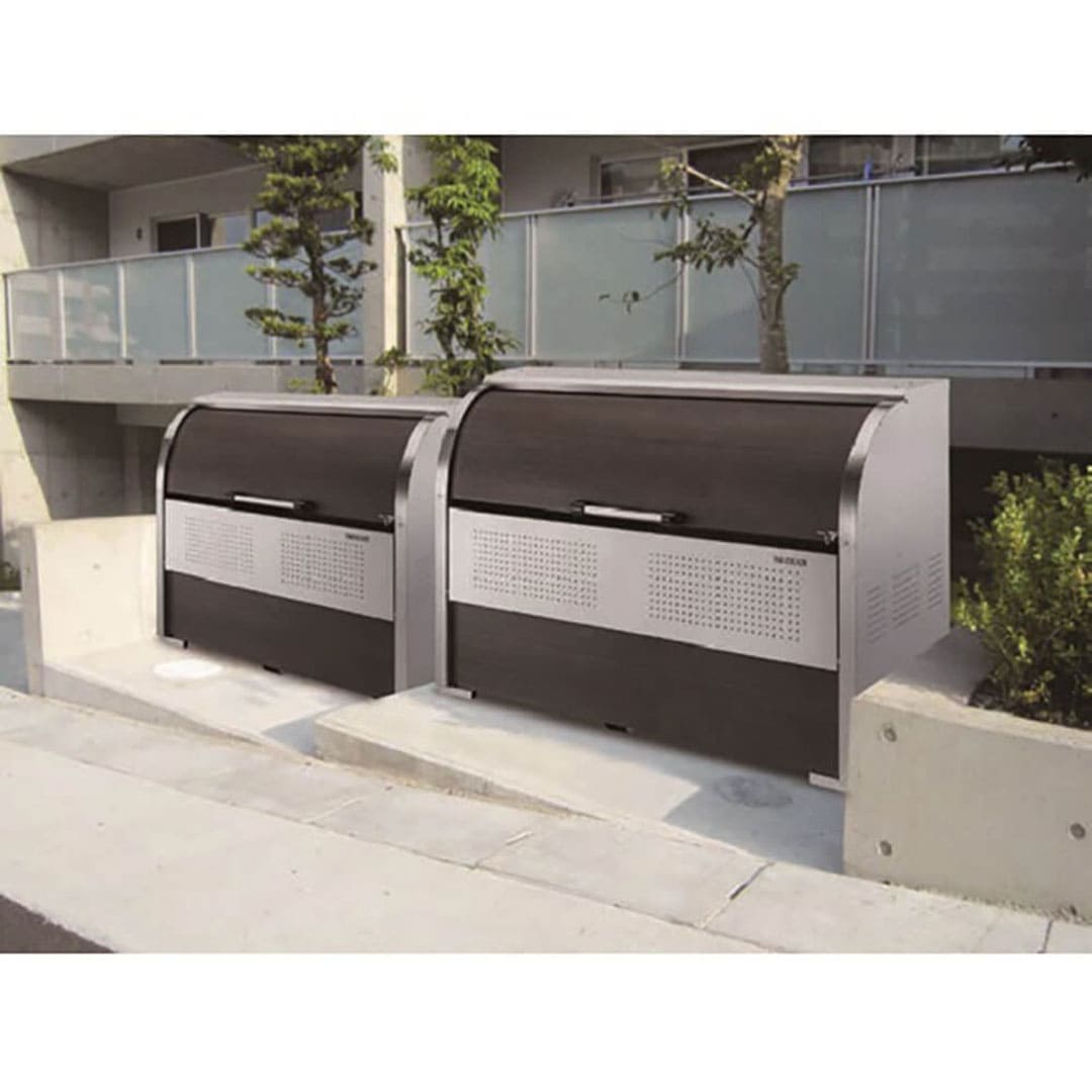 ダイケン クリーンストッカー CKS-1307-MS ステンレス製 木目調 幅1300×奥行750 800L ゴミ収集庫