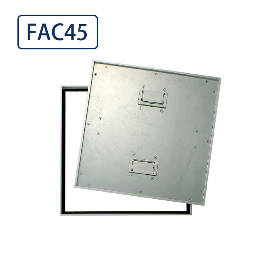 床点検口 カーペット専用 錠無 450角 FAC45 アルミ目地 ダイケン(法人限定)
