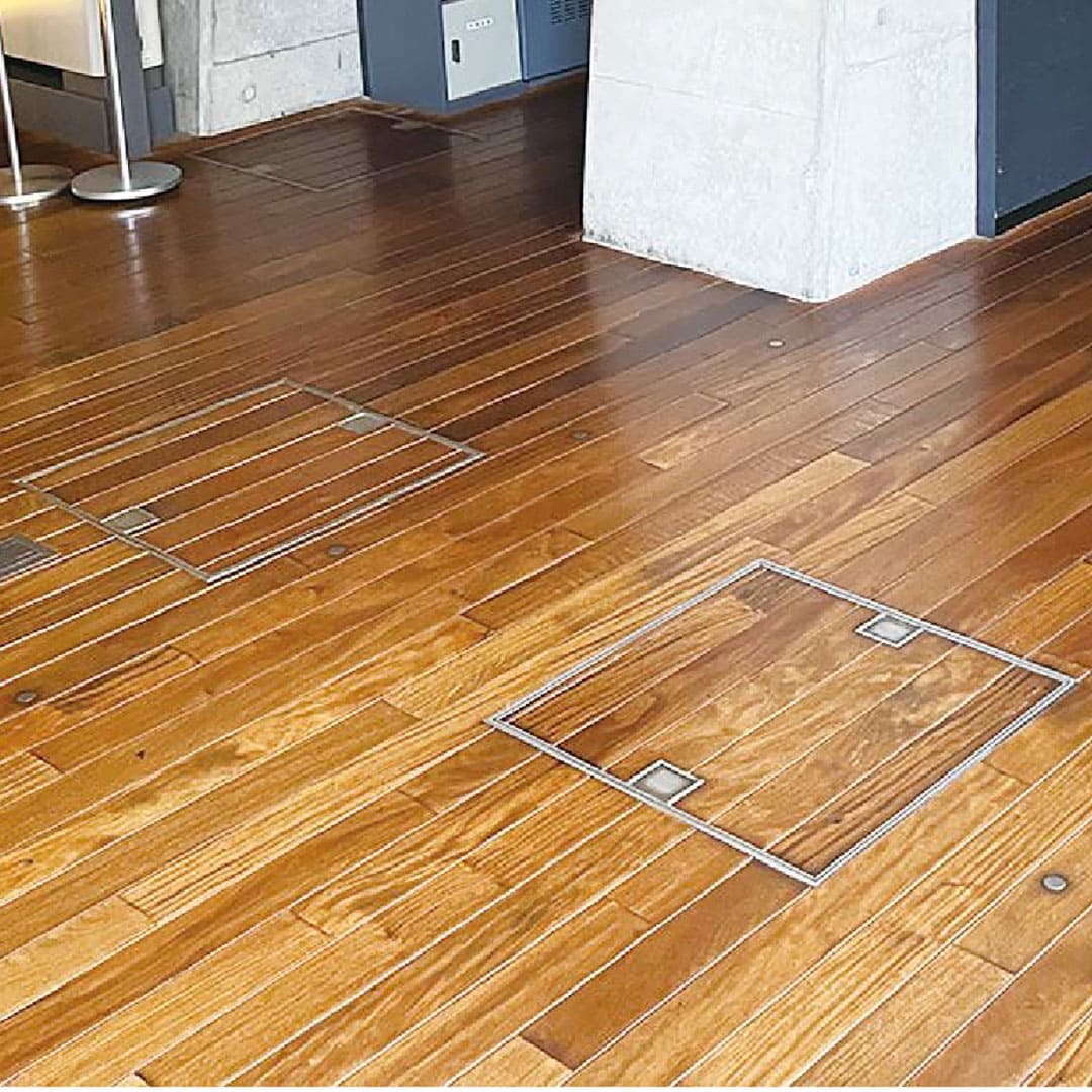 床点検口 木質フロア材向け 錠付 600角 KDIKP2606【ケース販売】2台入 アルミ目地 ダイケン(法人限定)