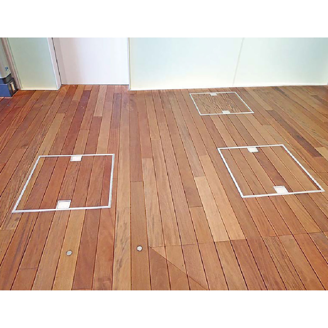 床点検口 木質フロア材向け 錠付 600角 KDIKP2606【ケース販売】2台入 アルミ目地 ダイケン(法人限定)