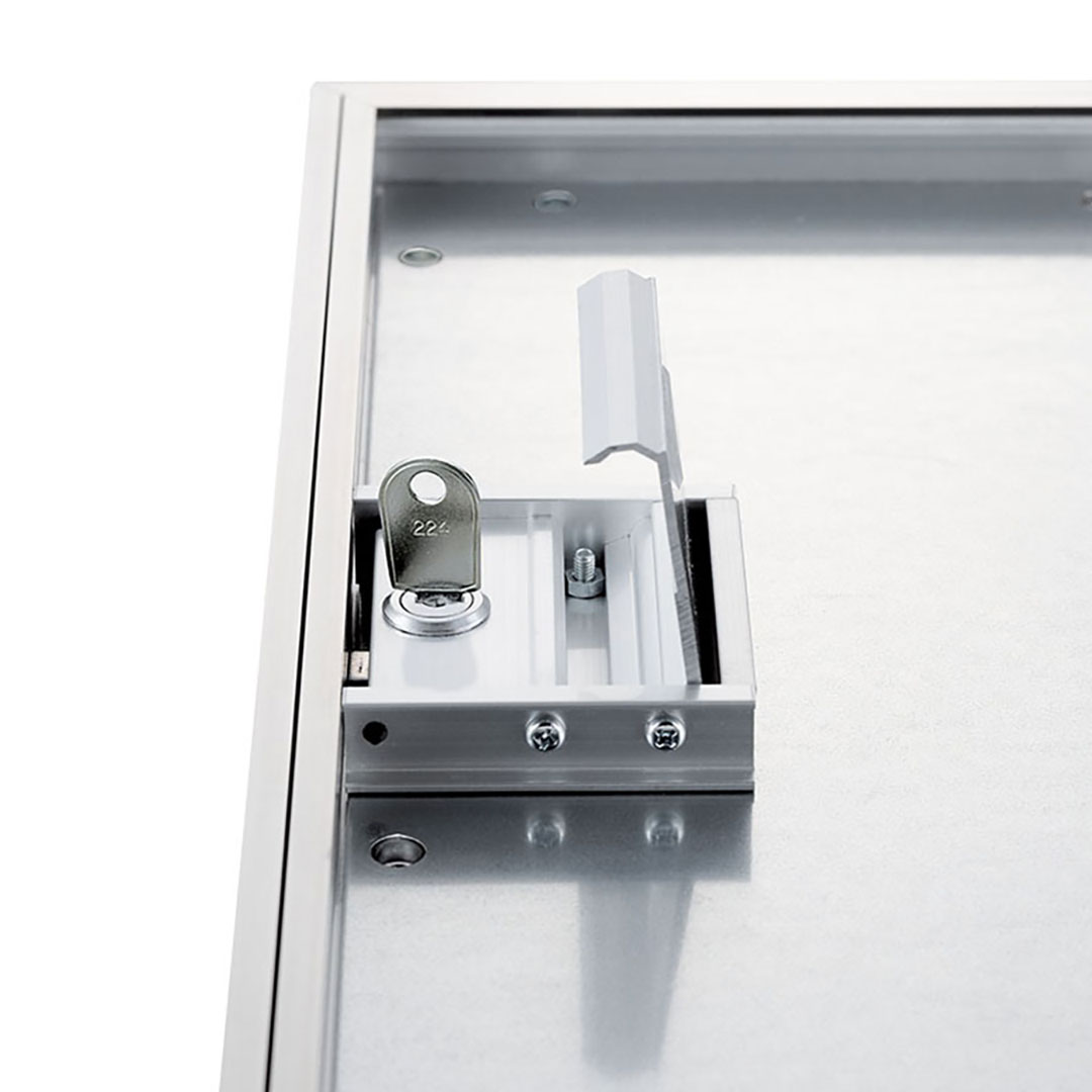 床点検口 木質フロア材向け 錠付 600角 KDIKSP2606  ステンレス目地 ダイケン(法人限定)