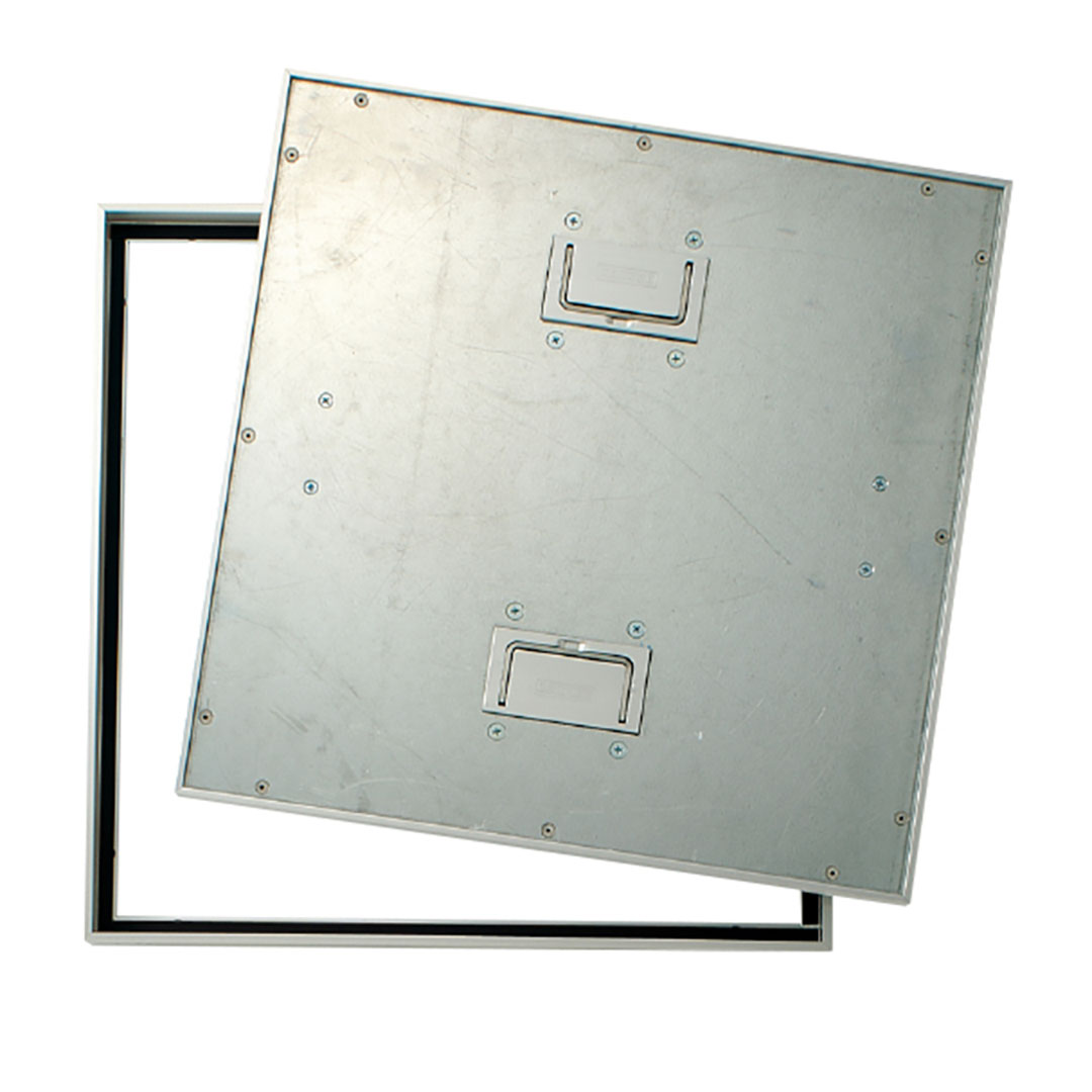 床点検口 樹脂タイル専用 錠無 450角 FAP45【ケース販売】2台入 アルミ目地 ダイケン(法人限定)