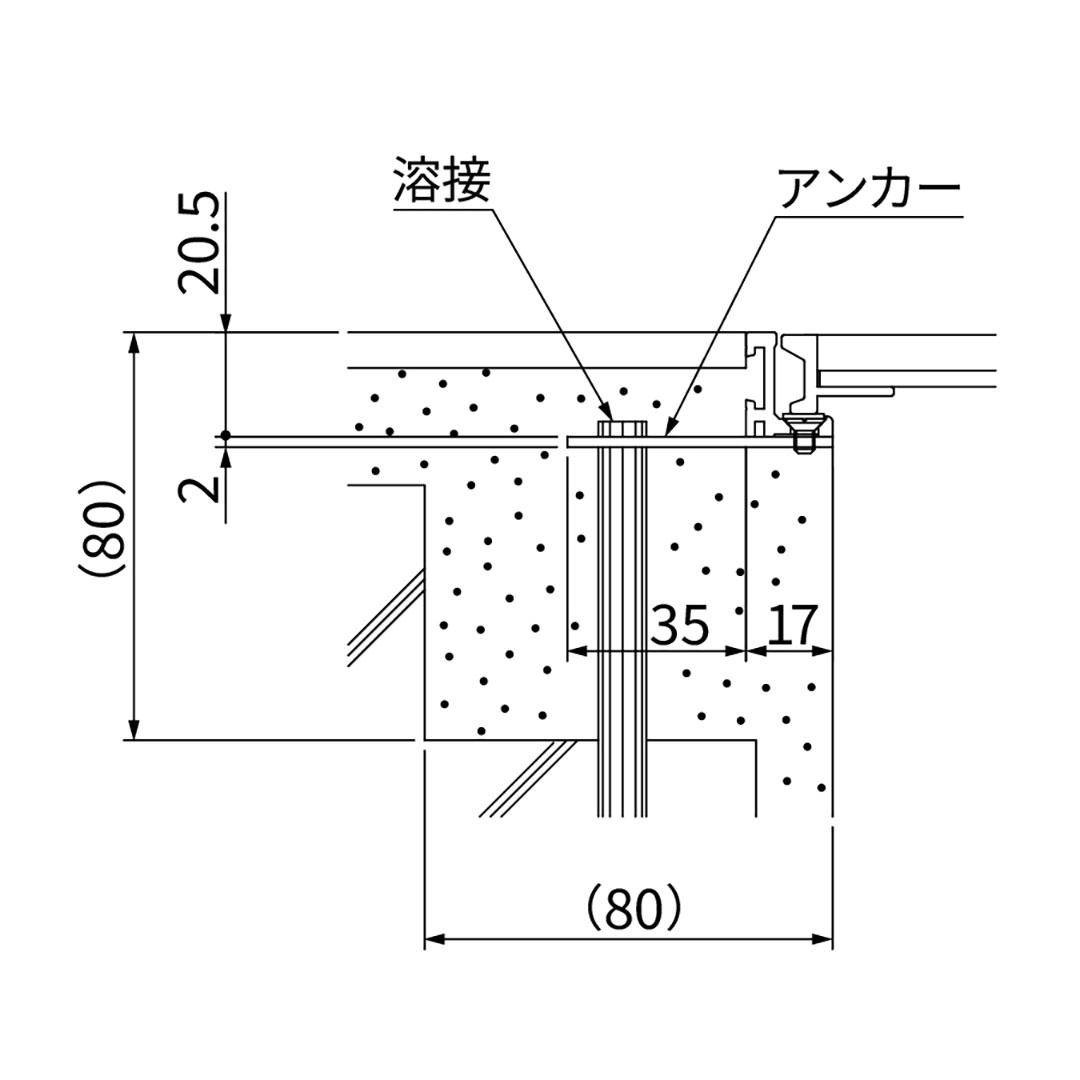 床点検口 カーペット専用 錠無 450角 FAC45【ケース販売】2台入 アルミ目地 ダイケン(法人限定)