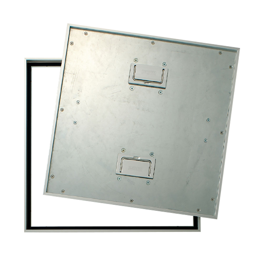 床点検口 カーペット専用 錠無 450角 FAC45【ケース販売】2台入 アルミ目地 ダイケン(法人限定)