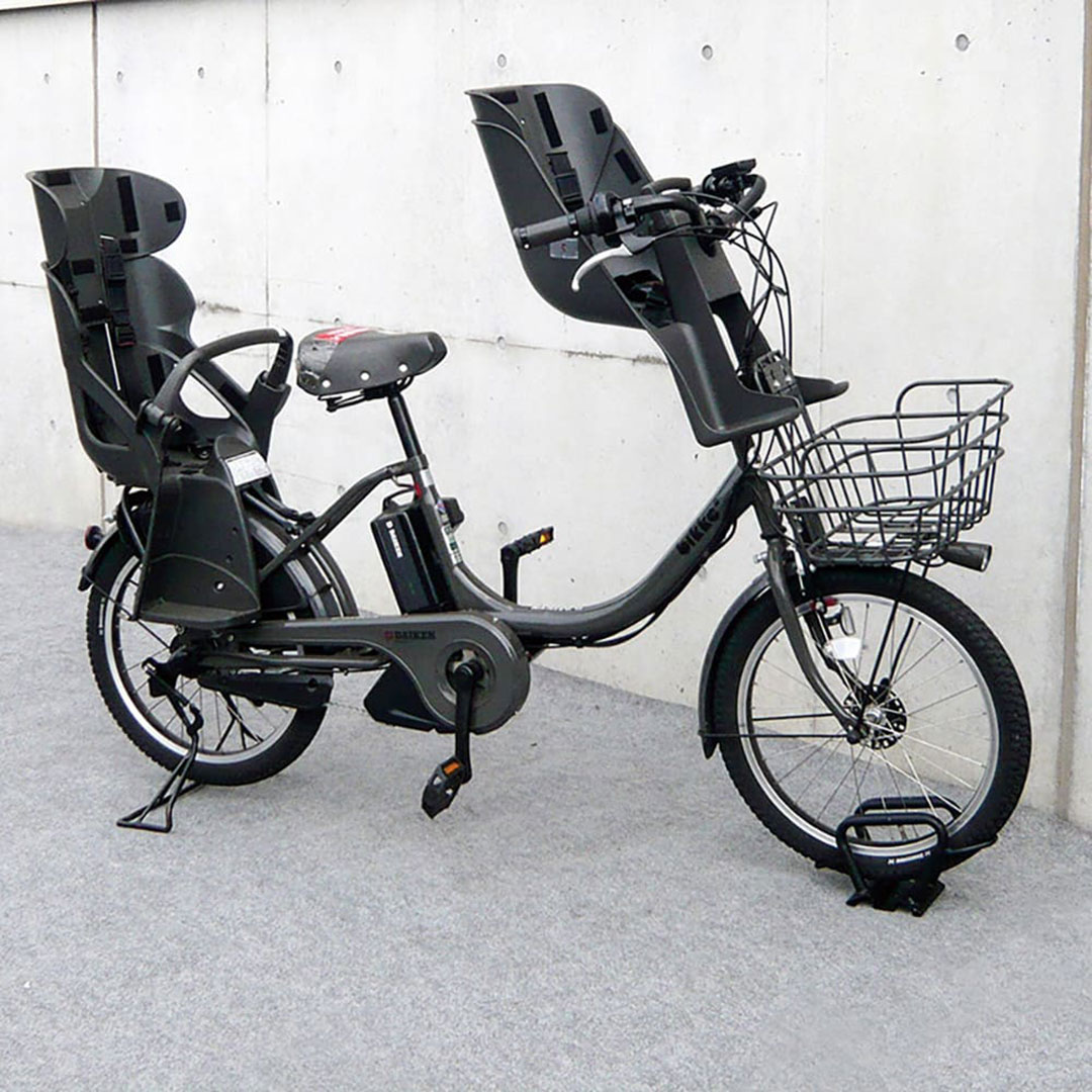 ダイケン 自転車ラック CS-C1A-S スチール製 ブラック 電動アシスト自転車対応 独立式サイクルスタンド