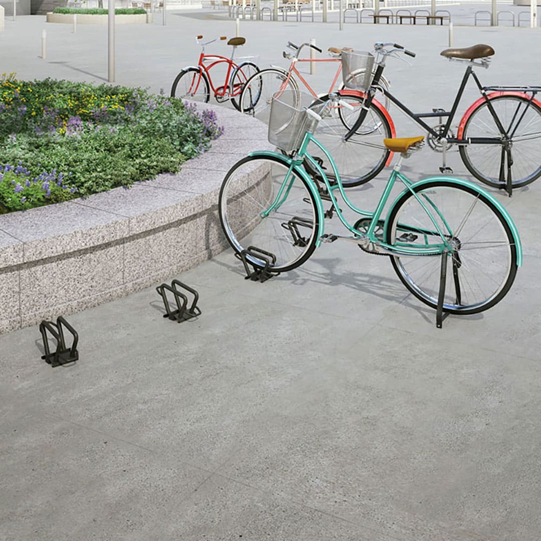 ダイケン 自転車ラック CS-C1A-S スチール製 ブラック 電動アシスト自転車対応 独立式サイクルスタンド