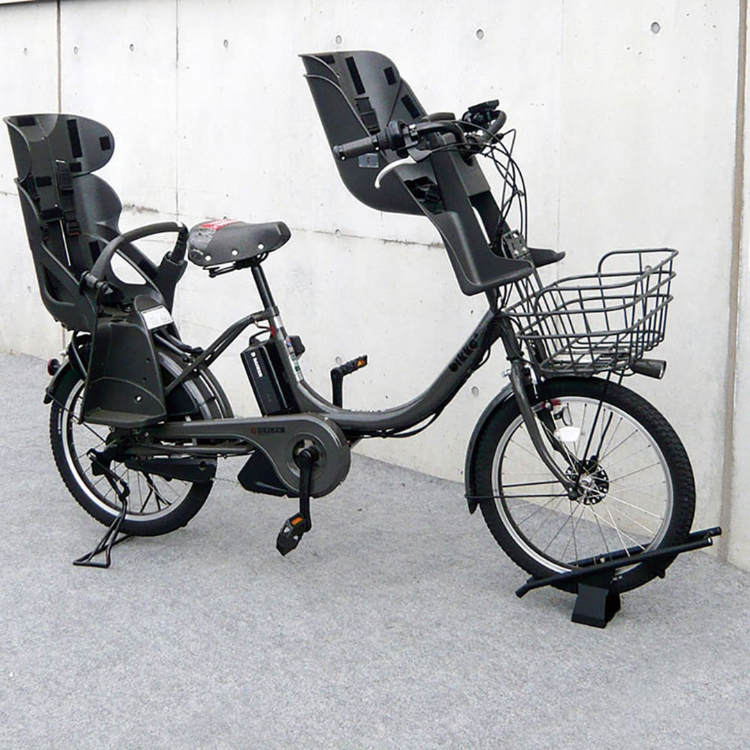 ダイケン 自転車ラック CS-D1A-S スチール製 ブラック 電動アシスト自転車対応 独立式サイクルスタンド