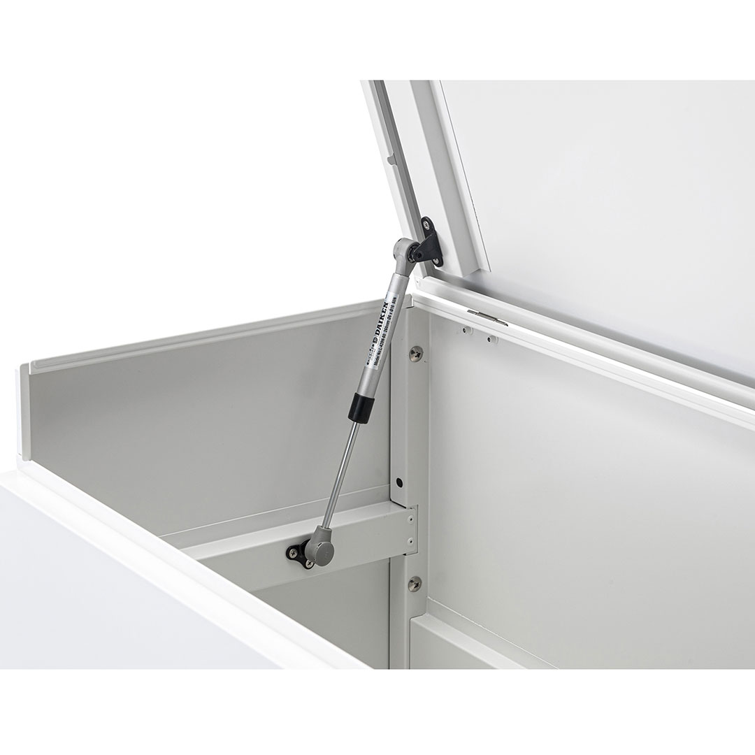 ダイケン クリーンストッカー CKH-1004GB コンパクト ダークグレー 幅1000×奥行400 200L 防滴 IPX4 ゴミ収集庫