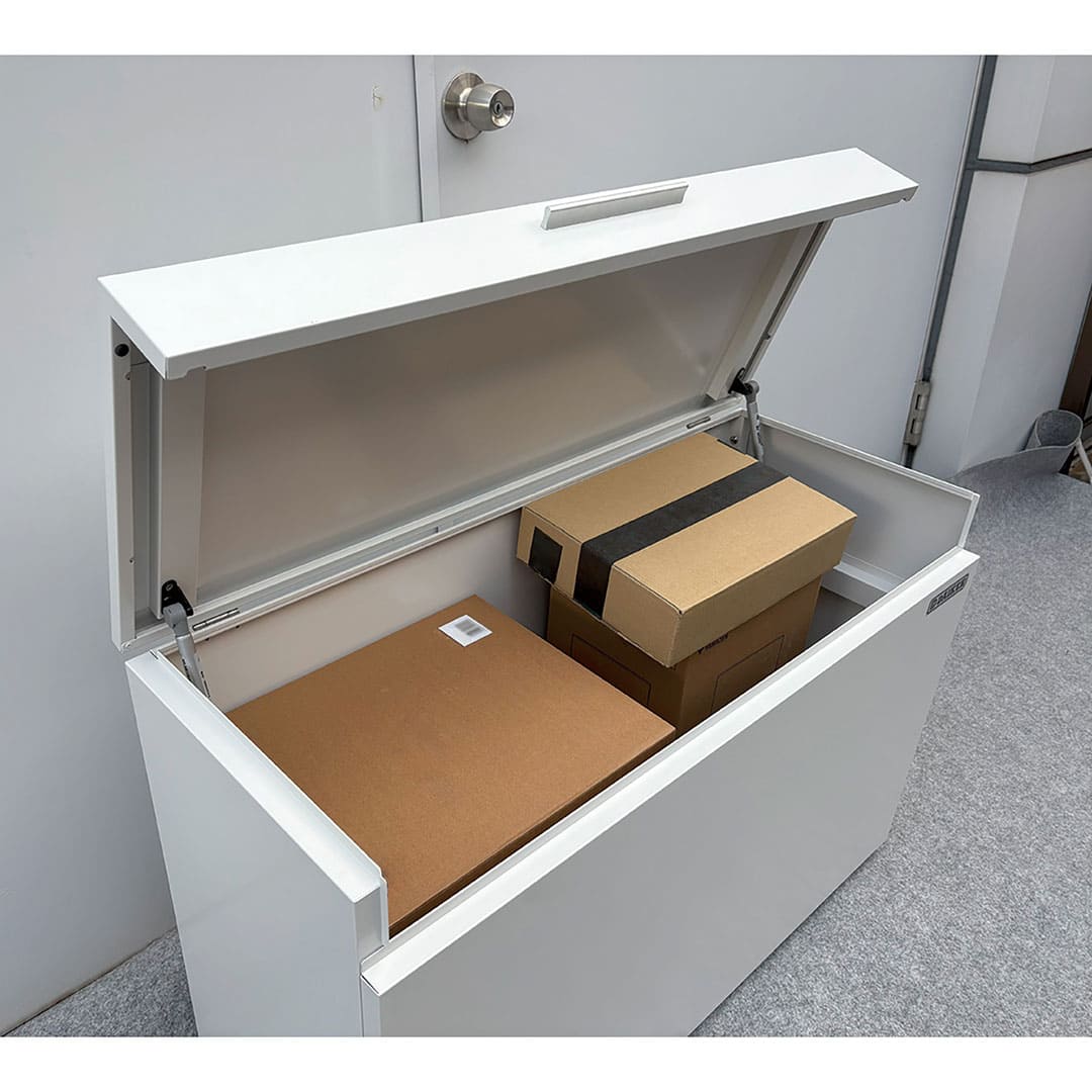 ダイケン クリーンストッカー CKH-1004GB コンパクト ダークグレー 幅1000×奥行400 200L 防滴 IPX4 ゴミ収集庫