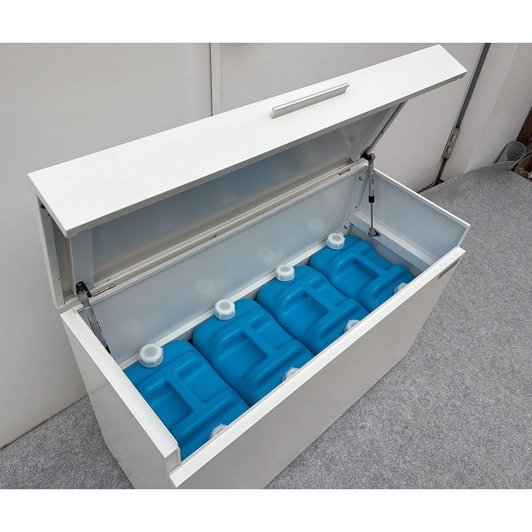 ダイケン クリーンストッカー CKH-1004GB コンパクト ダークグレー 幅1000×奥行400 200L 防滴 IPX4 ゴミ収集庫