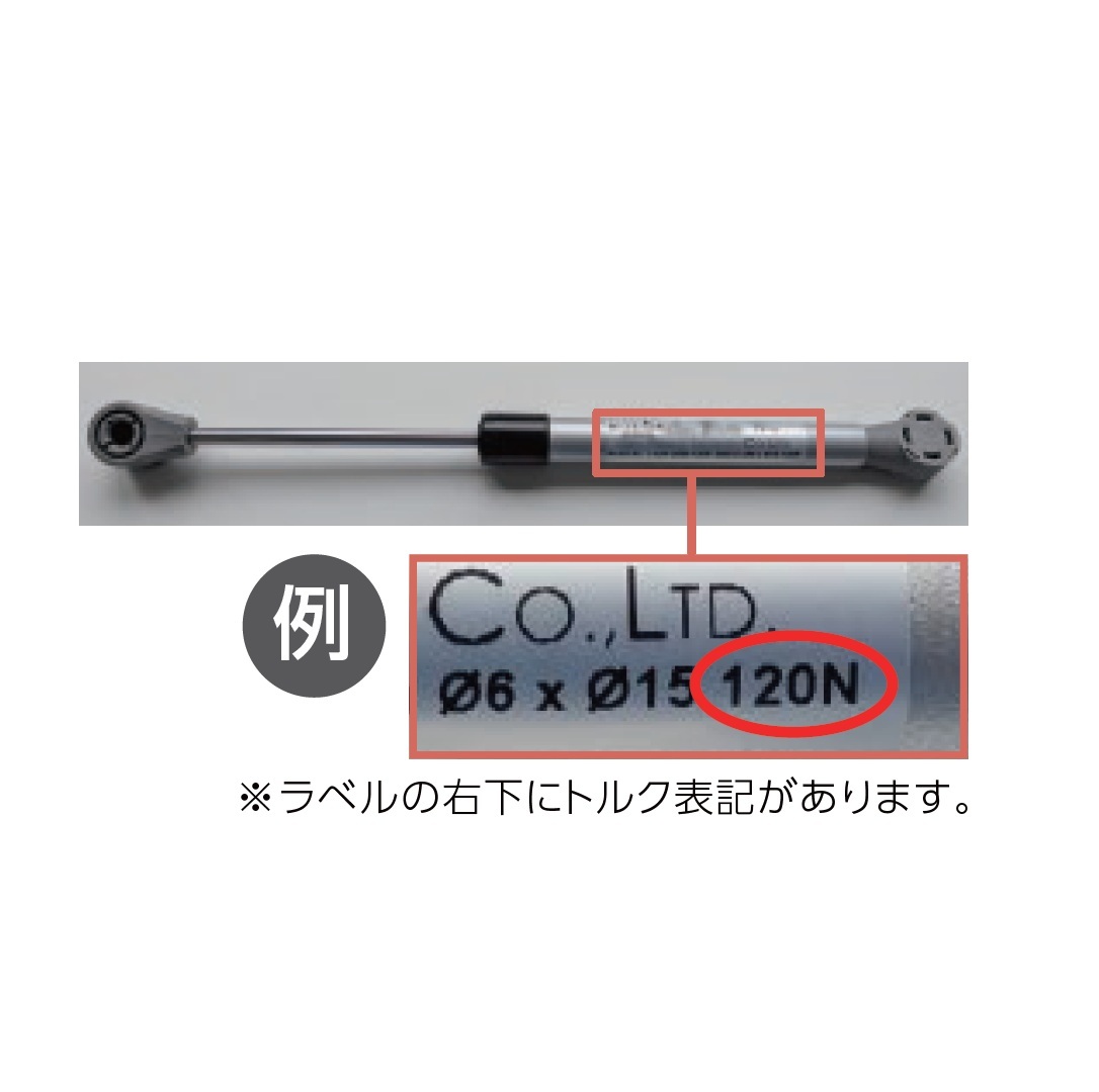 商品によりトルク表記が異なります