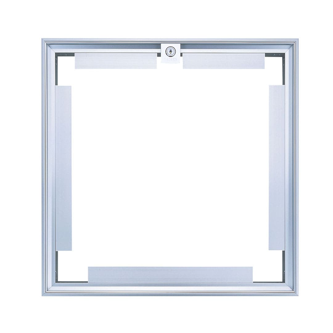 天井点検口 CGM型 錠無 450角 シルバー CGM245 2型 外額縁 内目地タイプ 見付幅10mm ダイケン(法人限定)