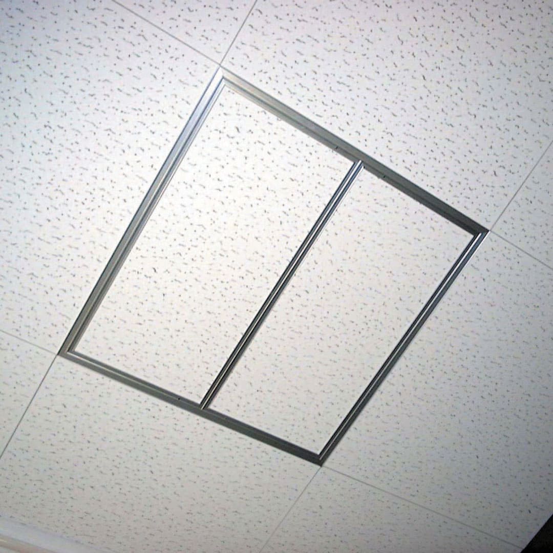 天井点検口 CDZ型 錠無 900角シルバー CDZ90A デラックスタイプ シーリングハッチ ダイケン(法人限定)