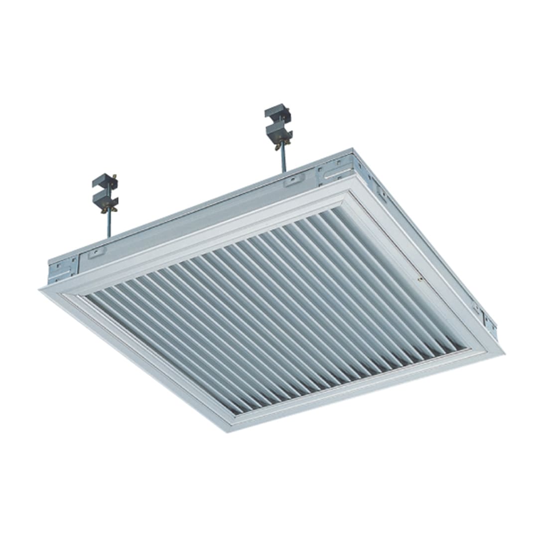 天井点検口 CDZG型 錠無 450角 シルバー ガラリ付 CDZG45A デラックス シーリングハッチ ダイケン(法人限定)